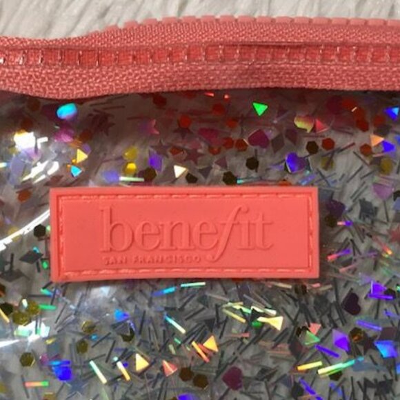 Benefit Bad Girl Bang! Mascara + Iridescent Confetti Clear Cosmetic Bag Set - Picture 7 of 9